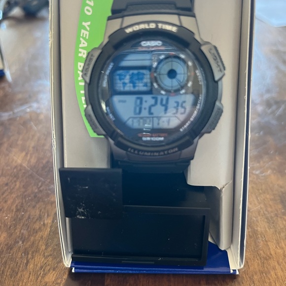 NWT In Box Casio AE1000W-1BV - Picture 2 of 2